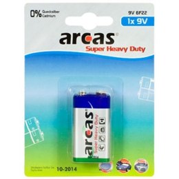 Arcas Arcas | 9V/6LR61 | Super Heavy Duty | 1 szt.