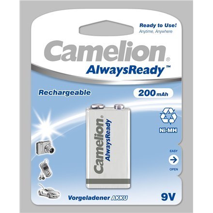 Camelion Camelion | 9V/6HR61 | 200 mAh | Akumulatory AlwaysReady Ni-MH | 1 szt.