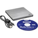 H.L Data Storage H.L Data Storage Ultra Slim Portable DVD-Writer Silver