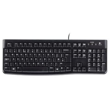 Logitech Logitech | K120 | Standardowa | Przewodowa | PL/LT | 1,5 m | Czarna | Port USB | Litewska | 55 g