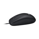 Logitech Logitech | Mysz | M100 | Optyczna | Przewodowa | Czarna