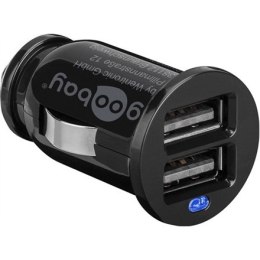 OEM Podwójna ładowarka samochodowa USB (2x USB) Goobay | Goodbay Podwójna ładowarka samochodowa USB 2,1 A | 5 V