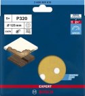 BOSCH PAPIER ŚCIERNY EXPERT EXC470 D125 G320 8OTW 5PC.