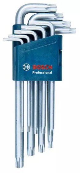 BOSCH ZESTAW KLUCZY TORX 9 EL.