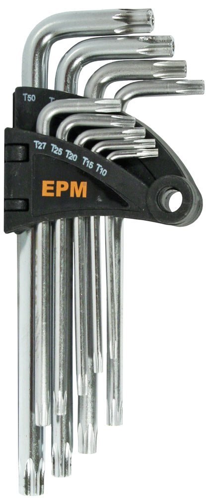 EPM KOMPLET KLUCZY TORX TYP L T10-T50 9SZT. DŁUGIE