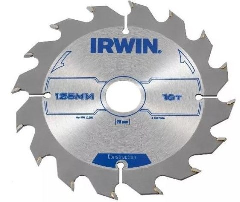 IRWIN PIŁA SPIEKOWA DO DREWNA 125*20MM/16T