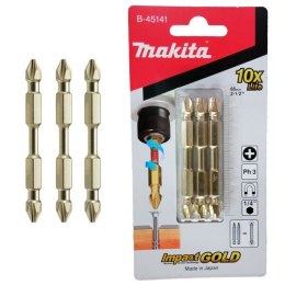 MAKITA PODWÓJNA KOŃCÓWKA MAGNETYCZNA DO WKRĘTAKA PH3-65MM 3 SZT. IG