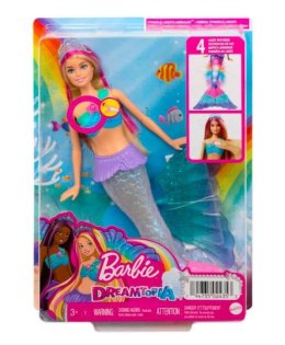 Lalka Barbie Malibu Syrenka Migoczące światełka