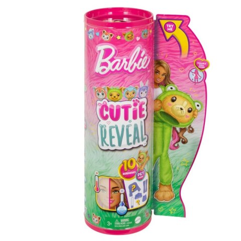 Lalka Barbie Cutie Reveal Piesek - Żaba