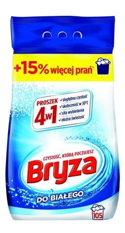 Bryza 4w1 proszek WHITE 6,825kg / 105 prań