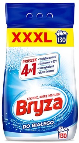 Bryza 4w1 proszek WHITE 8,45kg / 130 prań