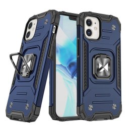 Etui pancerny pokrowiec do iPhone 14 uchwyt magnetyczny Ring Armor niebieski