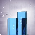 Błyszczące etui z klapką do Xiaomi Redmi Note 12 5G / Poco X5 Pro 5G Clear View Case różowy