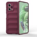 Etui elastyczny pokrowiec do Xiaomi Redmi Note 12 5G / Poco X5 5G Magic Shield Case burgund