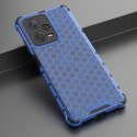 Etui pancerny hybrydowy pokrowiec do Xiaomi Redmi Note 12 Pro+ Honeycomb niebieski