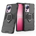 Etui pancerny pokrowiec do Xiaomi 13 Lite uchwyt magnetyczny Ring Armor czarny