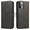 Pokrowiec etui z klapką i portfelem do Xiaomi Redmi Note 12 5G / Poco X5 5G Magnet Case czarne