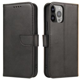 Pokrowiec etui z klapką i portfelem do Xiaomi Redmi Note 12 Magnet Case czarne