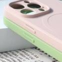 Silikonowe etui z MagSafe do iPhone 15 Pro Silicone Case różowe