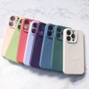 Silikonowe etui z MagSafe do iPhone 15 Silicone Case różowe