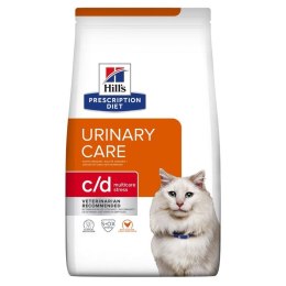 HILL'S Prescription Diet Urinary Care Feline c/d Multicare Stress Chicken - sucha karma dla kota - 8 kg