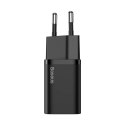 Ładowarka sieciowa Baseus Super Si Quick Charger 1C 20W z przewodem USB-C do Lightning 1m (czarna)