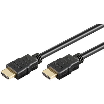 Goobay Goobay | Szybki kabel HDMI z Ethernetem | Czarny | HDMI męski (typ A) | HDMI męski (typ A) | HDMI do HDMI | 1 m