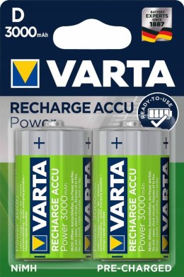 AKUMULATOR BATERIE VARTA D/R20 3000mAh BL/2