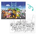 PUZZLE 2w1 PSI PATROL PAW PATROL UKŁADANKA I KOLOROWANKA W JEDNYM ZESTAWIE