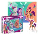 PUZZLE MY LITTLE PONY Z FIGURKĄ KUCYKA UKŁADANKA 60 ELEMENTÓW DLA DZIECI