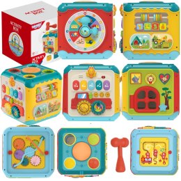 WOOPIE BABY Wielofunkcyjna Kostka Aktywności Montessori 6w1 - 18m+