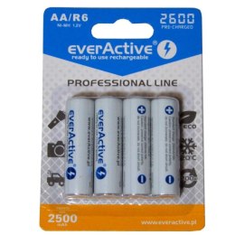 Bateria akumulator R6 PRO everActive 2600 mAh 4szt