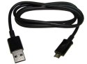 Kabel USB wtyk A- micro USB B 1,0m czarny ---