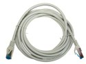 Kabel patchcord SFTP6A linka Cu 3,0m szary