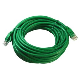 Kabel patchcord UTP6 10,0m zielony