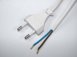 Kabel zasilający AC atestowany montażowy 3m biały