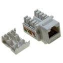 Gniazdo keystone RJ45 kat.6 nieekranowane Krone