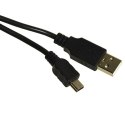 Kabel USB wtyk A- mini USB B 1,0m ---