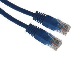 Kabel patchcord UTP5 1,0m niebieski