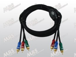 Kabel 3RCA 1,5m MRS-103 OCC HiFi 13mm z fitrem-