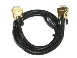 Kabel VGA 1,5m MRS-175 RGBHV złocony z filtrem