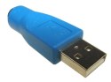 Adapter USB 2.0 wtyk A- gniazdo PS2