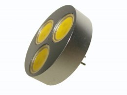 Żarówka G4 4,5W COB 3*1,5W poziom 12V WW -