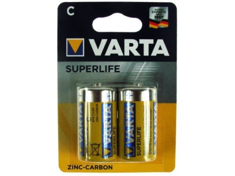 Bateria R14 VARTA SUPERLIFE 2szt./blister