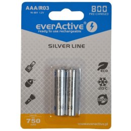 Bateria akumulator R03 everActive 800 mAh 2szt/bli