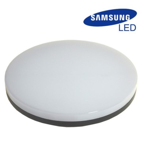 Plafon led Jarin 24W 4000K czarny IP65 Samsung