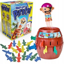 TOMY gra Beczka z wyskakującym piratem T7028