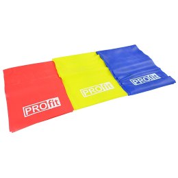 ND05_G0925 Guma Fitness Profit Long Set 200x15cm 0,35mm; 0,45mm; 0,55mm /3szt/ DK 2227-S