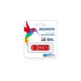 ADATA ADATA UV150 64 GB USB 3.0 w Kolorze Czerwonym