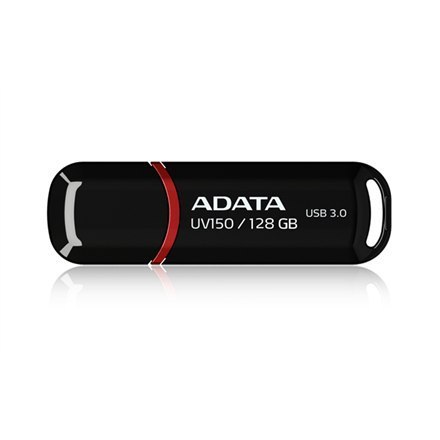 ADATA Pamięć USB ADATA UV150 o pojemności 128 GB z interfejsem USB 3.0 - Kolor Czarny